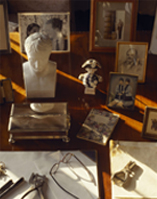 Winston Churchill's desk in his study